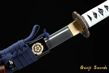 Vaiduoklis Tsushima Cosplay Replika Didelio Mangano Plieno Peilis Kardas Japonų Samurajus Žaidimas Katana ir Tanto Pora