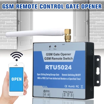 RTU5024 GSM Vartų Atidarymo Relay Nuotolinio Valdymo Durys Prieigos Pereiti Nemokamai Skambinti Pažangi Automatinė Durų Atidarytuvas 850/900/1800/1900MH