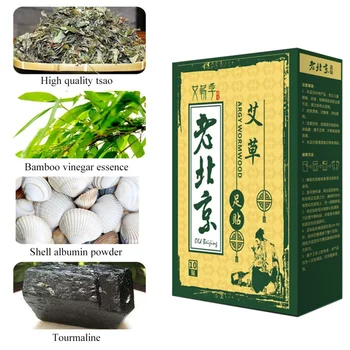 10vnt/box Artemisia Pėdų Pleistras Pagerinti Miego Detoksikuoti Toksinų Klijų Diemedžiu Detox Pasta Pėdų Pagalvėlės Pleistrai Kinų Medicina