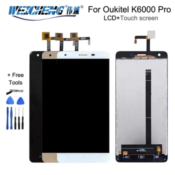 Patikrintas Oukitel K6000 Pro LCD Ekranas ir Touch Ekranas skaitmeninis keitiklis Asamblėjos k6000 pro+Įrankiai