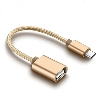 Keitiklio tipas-C su USB 2.0 moterų adapterio tipas-C OTG duomenų sinchronizavimo kabelis P20 30 ir daugelis modelių