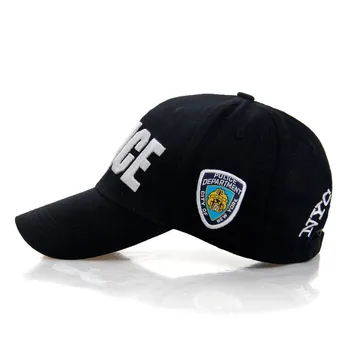 NAUJAS Aukštos Kokybės Policijos Bžūp Unisex Skrybėlę Beisbolo kepuraitę Vyrų Snapback Skrybėlės Reguliuojamas Snapbacks Suaugusiųjų 7 Spalvų