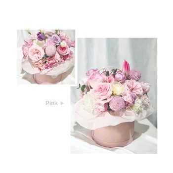 Valentino diena ištisus gėlių dovanų dėžutė pakuotės kibirą gėlių parduotuvė šeimai, vestuvių papuošimas, gėlių puokštės šalies saugojimo dėžutė