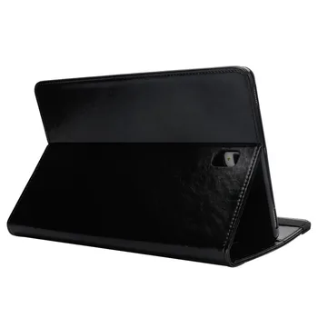 PU Odos Padengti Case For Samsung Galaxy Tab S4 10.5 T830 T835 SM-T830 SM-T835 Tablet Smart Apvalkalas Su Pieštukas Turėtojas+Filmas+Stylus