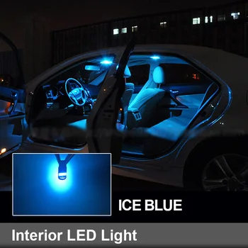 Balta Canbus Klaidų Automobilį, LED Interjero Šviesos Lempa, Rinkinys, Skirtas 
