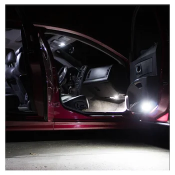 Balta Canbus Klaidų Automobilį, LED Interjero Šviesos Lempa, Rinkinys, Skirtas 