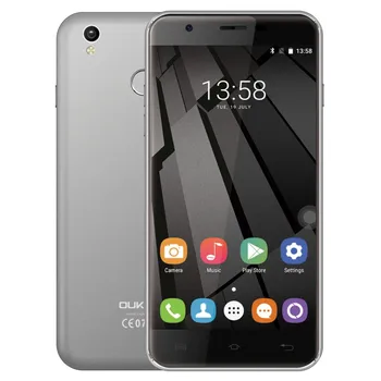 Originalus OUKITEL U7 Plius 2GB, 16GB Android Smartfon pirštų Atspaudų Identifikavimo 4G LTE 13.0 MP 5.5