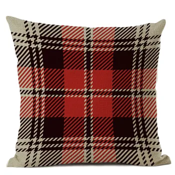 Geometrinis pagalvėlė padengti spalvotų lino ir medvilnės mesti pagalvę Pledas stiliaus meno apdaila, gyvenamasis kambarys sofos, kėdės juosmens pagalvė