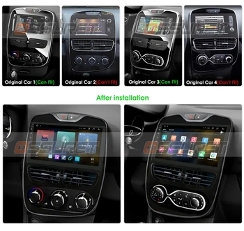 Android10.0 2 Din Automobilio Radijo, GPS RENAULT Clio 3 4 2012-2016 Multimedijos 10.1 COLIŲ Stereo Vaizdo Grotuvas, Navigacija Octa-Core 4G