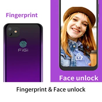 Atrakinti telefoną FIGI 1 Pastaba Išmanųjį telefoną 6.6 colių Ekranas 4000mAh Baterija MTK Gel P25 Octa Core, 3GB 32GB Mobiliojo telefono 13MP Dual Cam