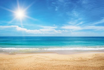 Laeacco Pajūrio Paplūdimio Vasaros Saulės, Jūros Šalis Photophone Fotografijos Fone Užsakymą Fotografijos Backdrops Fotostudija