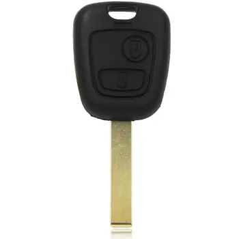 2 Mygtuką Nuotolinio Klavišą imobilizavimo Visą pilną Smart Automobilio Raktas su Elektronika ir ID46 Chip 433Mhz už Citroen HU83 Pūko Peilis