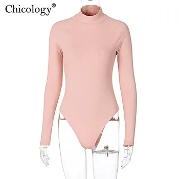 Chicology nuogas megztiniai ilgomis rankovėmis, minkšta bodysuit ilgomis rankovėmis seksualus klubo kūno moterų 2020 m. žiemą, rudenį drabužių bodycon mados komplektus