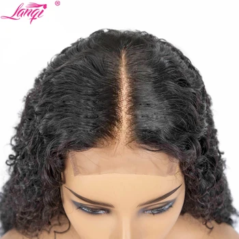 Didmeninės perukai afro keistą garbanotas žmogaus plaukų perukas Brazilijos nėriniai priekiniai žmogaus plaukų perukai moterims, lankelis perukas 4x4 nėrinių uždarymo perukas