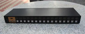 16 Port HDMI Auto USB 2.0 KVM Switch Keyboard Pelė Switcher 